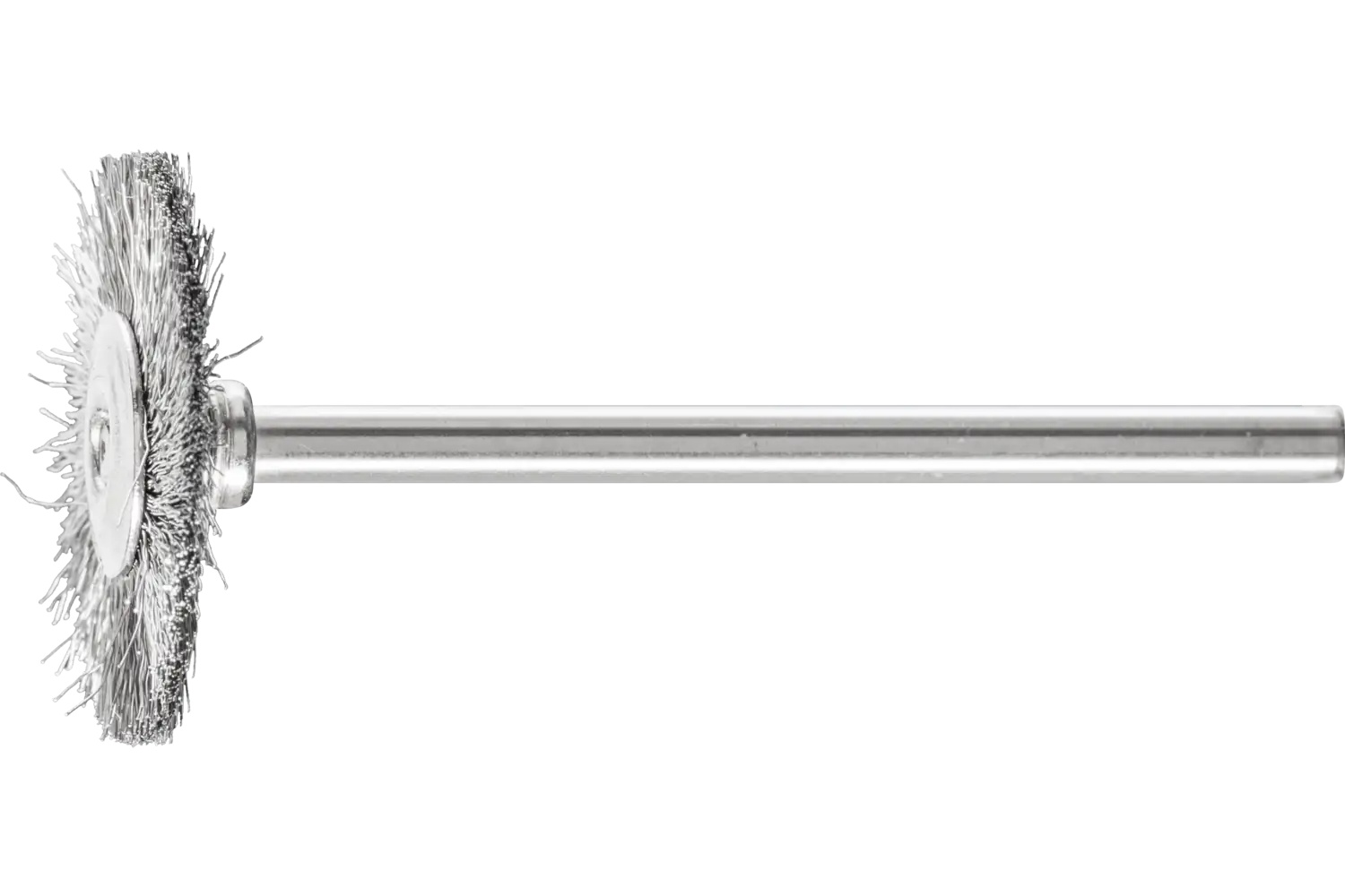 Picture of Pferd Mounted Wheel Brush 1" Dia. .005 Stainless Steel 1/8" Stem